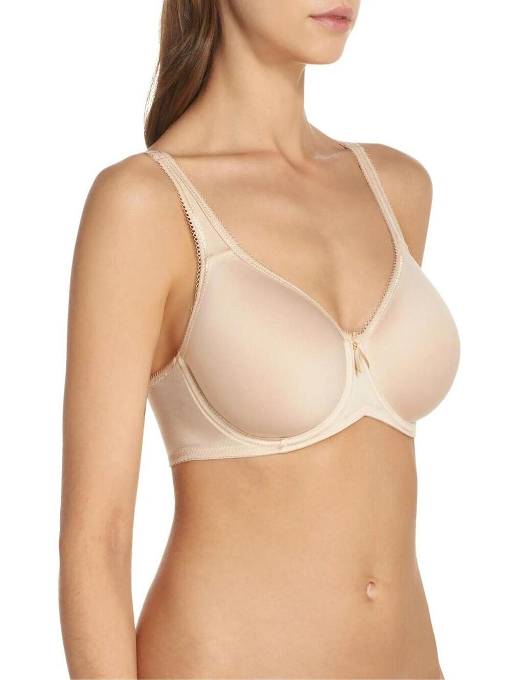 WACOAL WOMENS BASIC BEAUTY CONTOUR T-SHIRT BRA 853192 BEIGE 38C - Picture 3 of 6